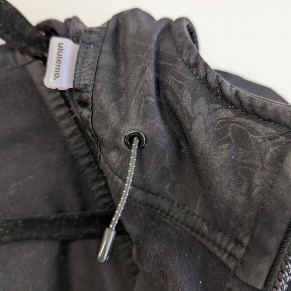 Lululemon Black Apres Yoga Dance in Snow Midi Fleece Lined Jacket - Picture 3 of 9
